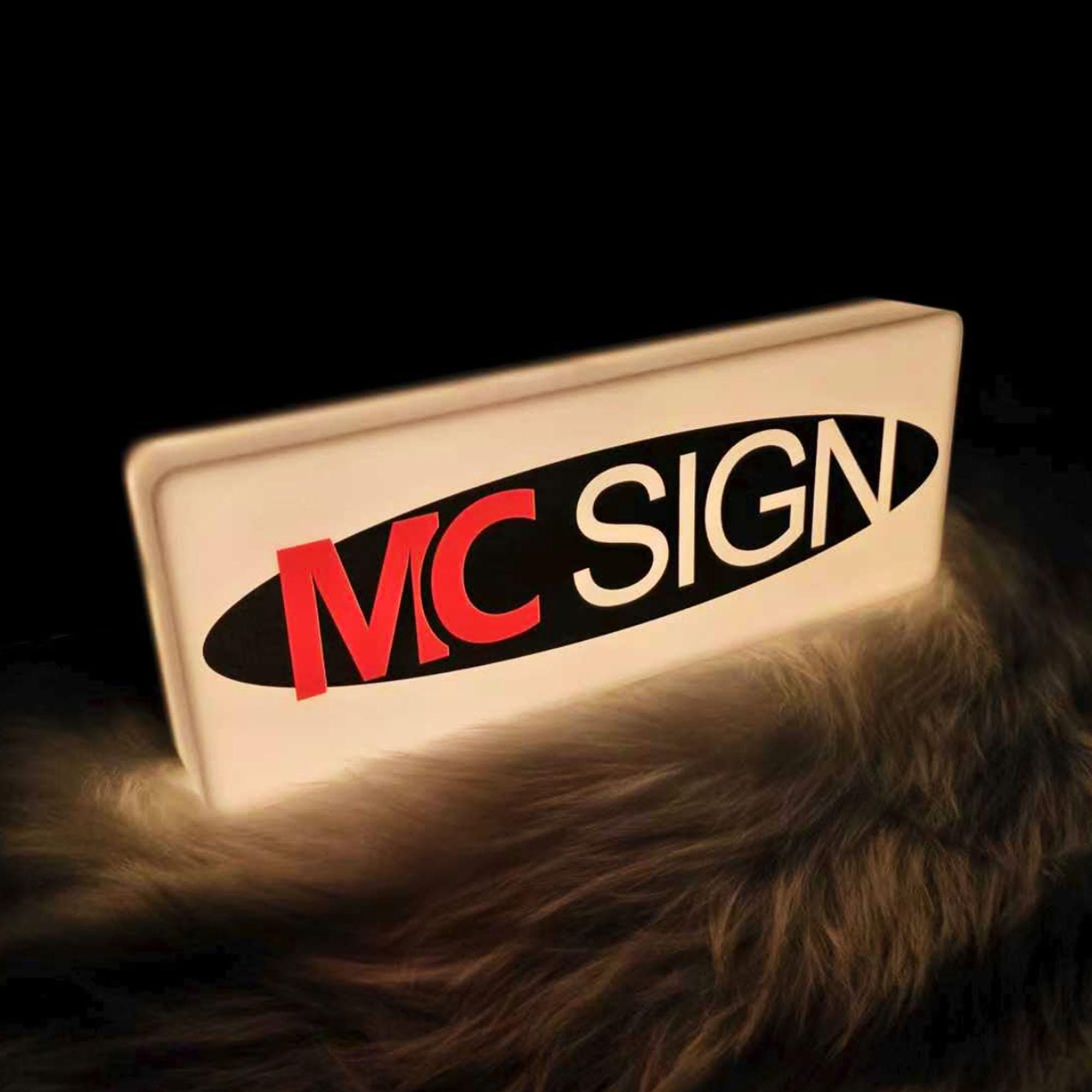 Custom Illuminated Acrylic Light Box Sign, LED Logo Sign, Office Reception Decor