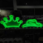 Custom LED Neon Sign: Personalized Name Light Up Wall Art for Game Room