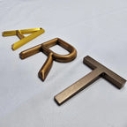 Custom Metal Cut Letters  Featuring Solid Aluminum Wall Logo Sign for Business