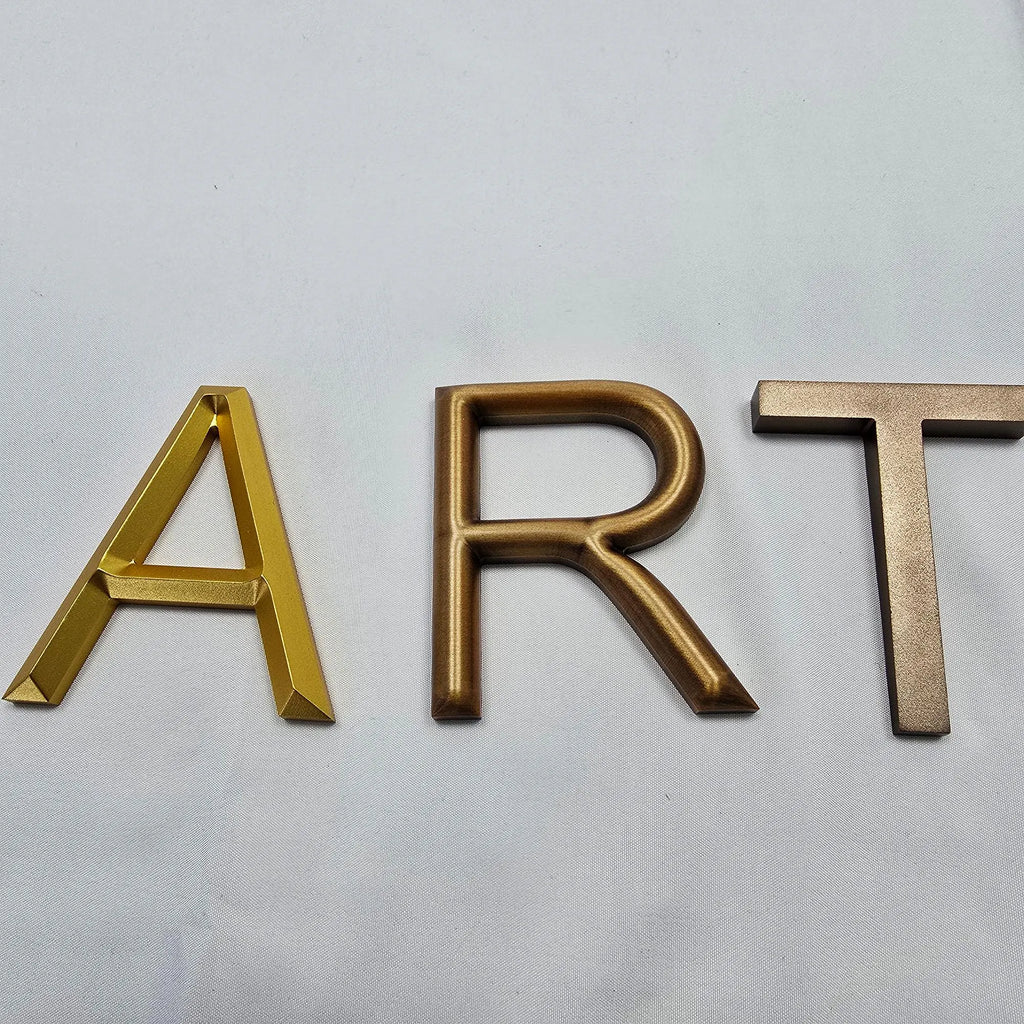 Custom Metal Cut Letters  Featuring Solid Aluminum Wall Logo Sign for Business