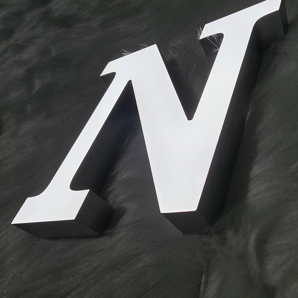 Custom Face-Lit Acrylic Letters | Personalized 3D LED Illuminated Acrylic Sign for Business & Events