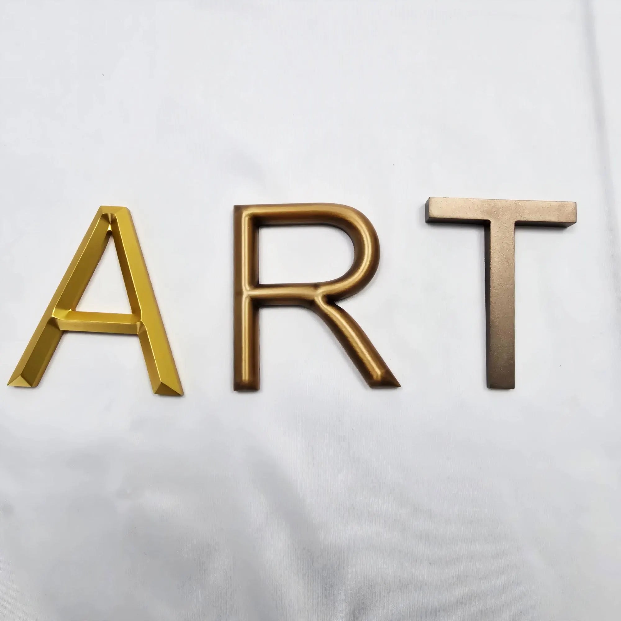 Custom Metal Cut Letters  Featuring Solid Aluminum Wall Logo Sign for Business